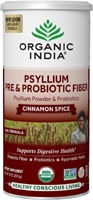 Organic India Psyllium Pre & Probiotic Fiber Cinnamon Spice