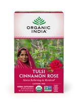 Organic India Tulsi Tea Cinnamon Rose