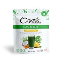 Organic Traditions Supergreens Pineapple Coconut