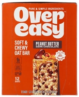 Over Easy Gluten Free Oat Bar Soft & Chewy Peanut Butter Dark Chocolate