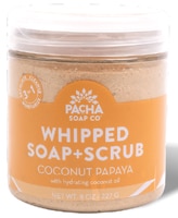 Pacha Soap Co Whipped Soap + Scrub - Coconut Papaya