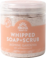 Pacha Soap Co Whipped Soap + Scrub - Jasmine Gardenia