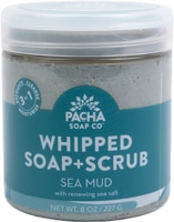 Pacha Soap Co Whipped Soap + Scrub - Sea Mud