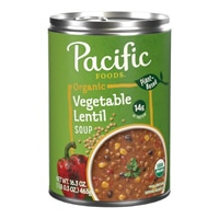 Pacific Foods Organic Soup Vegetable Lentil