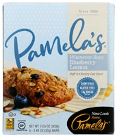 Pamela's Products Whenever Bars Gluten Free Oat Blueberry Lemon