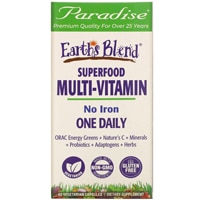 Paradise Herbs Earth's Blend Superfood Multi-Vitamin No Iron