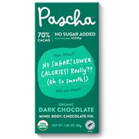 Pascha Organic Bar Zero 70% Cacao Dark Chocolate Bar