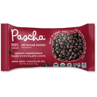 Pascha Organic Dark Chocolate Baking Chips 100% Cacao Unsweetened