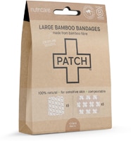 Patch Natural Large Bamboo Bandages for Sensitive Skin - Mixed Pack