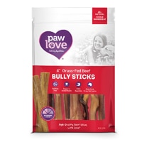 PawLove Bully Sticks - 4 Inch Thick Cut Dog Treats