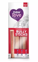 PawLove Bully Sticks - 6 Inches Thick Cut Dog Treats