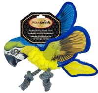 Pawprintz Dog Toy Squeaker Parrot
