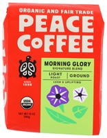 Peace Coffee Organic Light Roast Ground Morning Glory