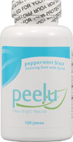 Peelu Chewing Gum with Xylitol Peppermint Blast