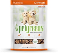 Pet Greens Li'l Treats Soft Chews for Small Dogs + Puppies Chicken