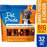 Pet Pride Jerky Dog Treats Big Deal Sweet Potato Wrapped with Chicken