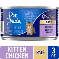 Pet Pride Kitten Wet Cat Food Chicken Pate