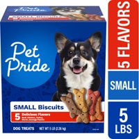 Pet Pride Small Biscuits Dog Treats 5-Flavors