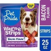 Pet Pride Wag'n Strips Dog Treats Bacon Flavor