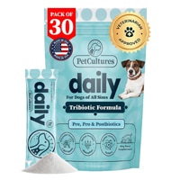 PetCultures Dog Daily Digestive Health Tribiotic Formula Pre Pro Postbiotic