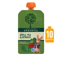 Peter Rabbit Organics Baby Food Fruit & Vegetable Puree Apple Pea & Spinach