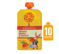 Peter Rabbit Organics Baby Food + Kids Snack Fruit Puree Banana Mango Orange