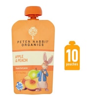 Peter Rabbit Organics Organic Fruit Puree Apple & Peach