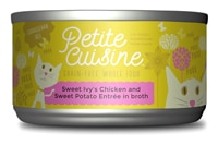 Petite Cuisine Wet Cat Food Entree in Broth Sweet Ivy's Chicken with Sweet Potato