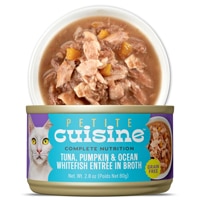 Petite Cuisine Wet Cat Food Entree in Broth Tuna Pumpkin & Ocean Whitefish