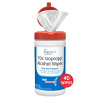 Pharma-C 70% Isopropyl Alcohol Wipes First Aid Antiseptic