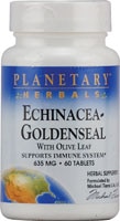 Planetary Herbals Echinacea Goldenseal with Olive Leaf