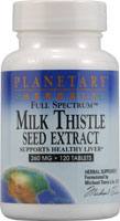 Planetary Herbals Full Spectrum™ Milk Thistle Seed Extract