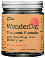 Plant People WonderDay Mushroom Gummies Wild Raspberry