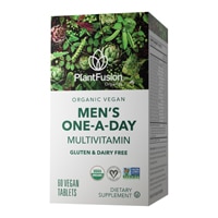 PlantFusion Men's Organic One-A-Day Multivitamin Whole Food Blend