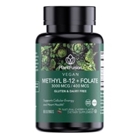 PlantFusion Methyl B12 + Folate Sublingual Lozenge Natural Cherry