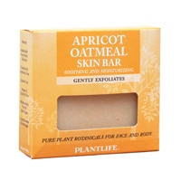 Plantlife Skin Bar Soap for Face and Body Apricot Oatmeal