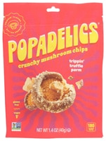 Popadelics Crunchy Mushroom Chips Trippin' Truffle Parm