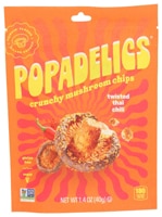 Popadelics Crunchy Mushroom Chips Twisted Thai Chili