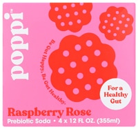 Poppi Prebiotic Soda Raspberry Rose