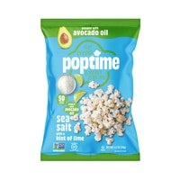 Poptime Avocado Oil Popcorn Sea Salt with a Hint of Lime