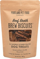 Portland Pet Food Dog Treats Brew Biscuits All Natural Beef Broth