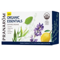 Pranarom Top 5 Organic Essential Oils Gift Set