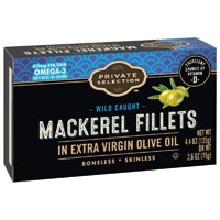 Private Selection Wild Caught Mackerel Fillets in Extra Virgin Olive Oil