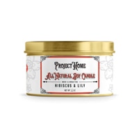 Project Home Pet Odor Fighting Soy Candle - Hibiscus & Lily