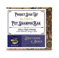 Project Sudz Dog & Cat Spa Collection Bar Shampoo Driftwood & Amber