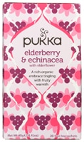 Pukka Organic Elderberry & Echinacea Fruit Herbal Tea Bags