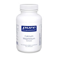 Pure Encapsulations Calcium Magnesium Citrate