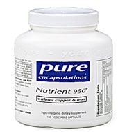 Pure Encapsulations Nutrient 950 without Copper & Iron