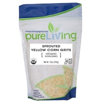 Pure Living Organic Sprouted Yellow Corn Grits