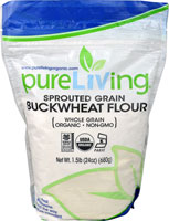 Pure Living Sprouted Grain Buckwheat Flour Organic